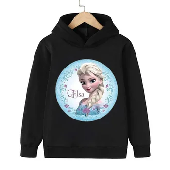 1-16 Ani Copii Fete Haine de Brand Printesa Anna Elsa pentru Copii Congelate Hanorace Copii Mâneci Lungi Tricou Haine pentru Copii