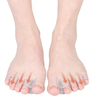 1-3 Pereche Degetul Mare Valgus Orteză Bigfoot Tep Separator De Silicon Întinderea Scuti Degetele Dureri De Picioare Pedichiura Protector Unisex