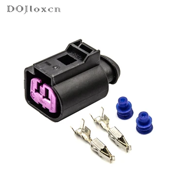 1/5/10/20/50 Seturi 2 Pin Sigilate Cablu Electric Conector de sex Feminin Black Plug Pentru FEP VW Lear 1898500000/DJ7025C-3.5-21/1J0973772