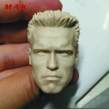 1:6 Scala Capul Alb Sculpta Arnold Schwarzenegger Masculin Sculptură Model Potrivit Pentru 12