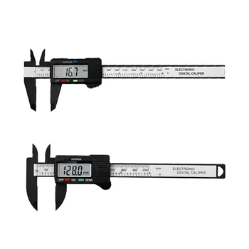 1 BUC Electronice Digitale Șubler cu Vernier 150mm LCD Tatuaj Sprancene Riglă de Măsurare Instrument de Microblading Micrometru de Mijloacele de Măsurare