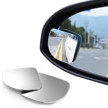 1 Pereche de 360 de Grade Rotativ fără ramă Universală unghi larg Rotund la fața locului orb oglinda Auto Retrovizoare Oglinda Convexa pentru parcare în siguranță