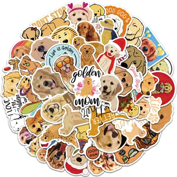 10/30/50pcs Drăguț Golden Retriever Câine Autocolante Animale Graffiti Anime Jucărie pentru Copii Skateboard Telefon Laptop Depozitare Decalcomanii Autocolant F5