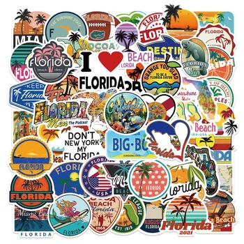 10/30/50PCS Estetice Florida Peisaj Autocolante Bagaje de Călătorie Telefon, Frigider Laptop Glumă Clasic Graffiti Autocolant pentru Copii