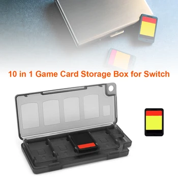 10 în 1 Joc de Card Caz Portabil Protector Cutie de Depozitare Suport Card pentru Nintendo Comutator Consolă de Jocuri Accesorii