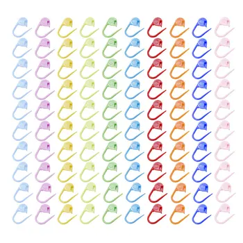 100BUC Blocare Cusatura Markere Colorate de Plastic de Tricotat Croșetat de Blocare Markeri Croșetat Blocare Instrumente de Tricotat Ac Clipuri