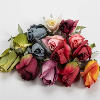 10buc 7cm Mătase Artificială de Flori de Trandafir Cap Pentru Nuntă Decorațiuni DIY Scrapbooking Handmade Accesorii Ambarcațiuni de flori False