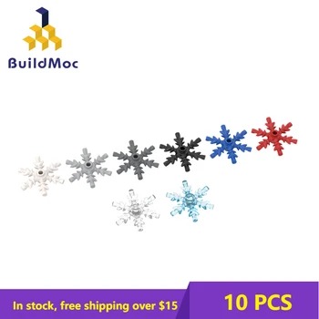 10BUC MOC Cărămizi 42409 (fulg de nea) 4 x 4 x789 Pentru Construirea de Blocuri de Piese de BRICOLAJ Construcții Brand Clasic cadou Jucării Pentru copil