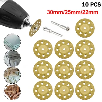 10buc pânze de Ferăstrău Circular pentru Lemn Disc de Tăiere pentru prelucrarea Lemnului Diamond de Metal pentru Dremel de Tăiere Rotativ Instrument de Instrumente de Putere Accessori