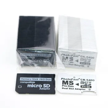 10buc Single și Dual Slot Cititor de Card Micro SD SDHC TF la MS Memory Stick Pro Duo Reader Adaptor de Card pentru PSP