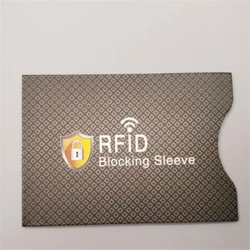 10buc Îngroșat Acoperite de Carbon Titularul Cardului de Credit RFID Blocking Maneca Anti-furt Protector Card Bancar Acoperă Folie de Aluminiu ID Caz