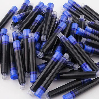 10PC 3.4/2,6 mm poate fi ștearsă Pur Albastru Cerneală Albastru Rosu Negru de Cerneală Sac Consumabilelor de Cerneală pentru Studenți Pozitiv Postura Practică Stilou Caligrafie