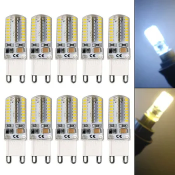 110V 220V 10BUC G9 5W LED 3014 64SMD Pin Bază de LED-uri Lampa Bec Alb Cald/Alb