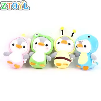 12CM Pinguin de Pluș Umplute de Animale Pandantiv Breloc Papusa Cărucior, Jucării Pentru Copii, Copii Mici, Mini Jucarii de Plus Baby Cadou de Crăciun