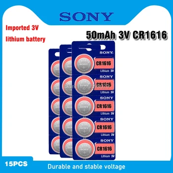 15buc Sony CR1616 Baterii Buton DL1616 ECR1616 LM1616 Celule Monedă Baterie de Litiu de 3V EE6221 Pentru Ceas Electronic de la Distanță Jucărie