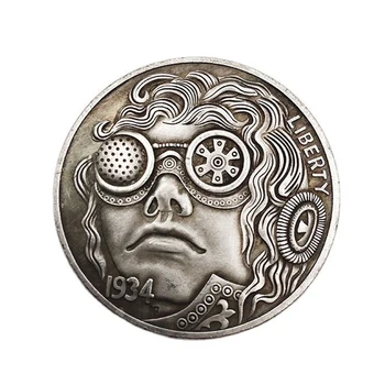 1934 NE Morgan Wanderer Monedă Comemorativă de Lux Ochelari de Colectare de Monede Acasă Decoratiuni Artizanat Suvenir de Amintire Cadou
