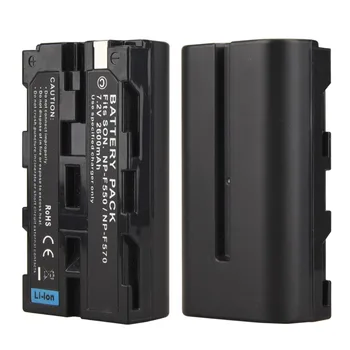 1buc 7.2 V 2600mah NP-F550 NP-F570 aparat de Fotografiat Digital Batteria pentru Sony NP-F550 NP-F570 NP-F550 NP-F570 NPF550 NPF570 Baterie