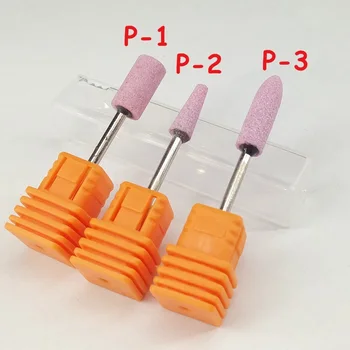 1buc Culori Roz Piatra Ceramica Unghii burghie Nail Art Instrumente de Manichiură Electrice Accesorii pentru Mașini de Tăiere de Unghii Fișiere