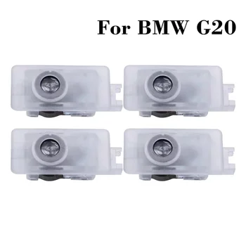 2/4BUC LED-uri Auto Ușa Logo-ul de Lumini Laser Proiector Lampa de Curtoazie Accesorii Auto Pentru BMW G02 G07 G20 G21 G22 G29 F40 Z4 M4 M