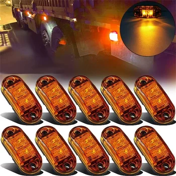 2.5 Inch 12V/24V LED-uri de poziție Laterale Lumini Auto Externă Lumini de Avertizare Coada de Lumină Auto Camion Remorcă Camion Lămpi de poziție Laterale Lumina