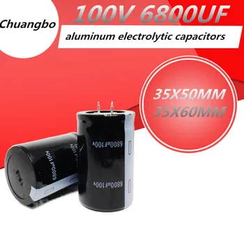2 buc-5 buc 100V6800UF Higt calitate din aluminiu electrolitic condensator 6800UF 100V 35x50 35X60MM