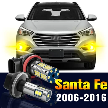 2 buc LED Lumina de Ceață Lampa Bec Pentru Hyundai Santa Fe 2006-2016 2007 2008 2009 2010 2011 2012 2013 2014 2015 Accesorii