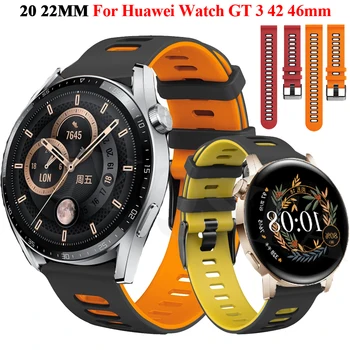20 22mm Ceas Inteligent Trupa Pentru Huawei Watch GT3 GT 3 42 46 mm Curea de mână GT 2 GT2 Pro 46mm Watchband Bratara Silicon Curea Correa