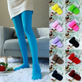 20 de Culori Femeile Bomboane de Culoare Cald Dresuri Sexy 120D Catifea fără Sudură Ciorapi sex Feminin Mari Elastic Lung Ciorapi Ciorapi