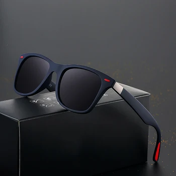 2020 BRAND DESIGN Clasic Polarizat ochelari de Soare Barbati Femei Conducere Cadru Pătrat Ochelari de Soare de sex Masculin Nuante UV400 Ochelari de cal Oculos De Sol