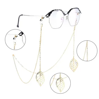 2020 Moda Ochelari de Citit Lanț de Metal Populare ochelari de Soare Lanț Nou Frunze Margele Perla Pandantiv Ochelari de Lanț Colier pentru Femei