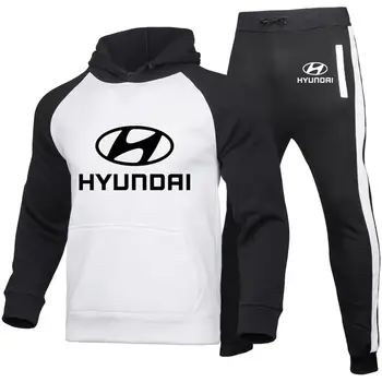 2020 nouă Primăvară de Toamnă Bărbați hoodie Hyundai Motor Masina de imprimare Logo-ul Casual de Bumbac de înaltă calitate pentru Bărbați Raglan jachete Sport
