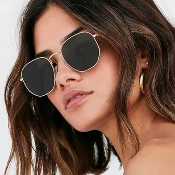 2021 Lux Vintage Oglinda de Brand Designer de ochelari de Soare Femei/Bărbați Clasic Rotund Ochelari de Soare UV400 Oculos Gafas De Sol
