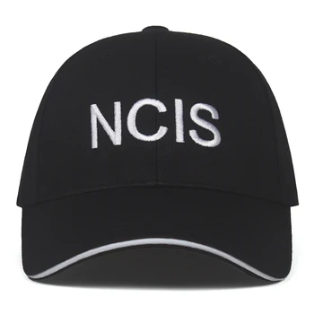 2021 Scrisoare NCIS Broderie Șapcă de Baseball Pentru Barbati Femei Agent Special Serviciul de Investigații Criminale Film Reglabil Capac negru