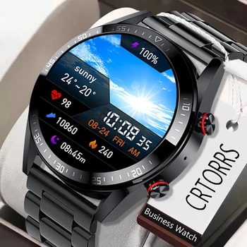 2022 Ceas Inteligent 454*454 Ecran AMOLED Mereu Timp de Afișare Bluetooth Apel de Muzică Locale TWS Căști Smartwatch Pentru Bărbați Android