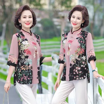 2022 cheongsam bluza tradițională cheongsam orientală chineză de îmbrăcăminte pentru femei topuri tradițională chineză qipao cheongsam sus