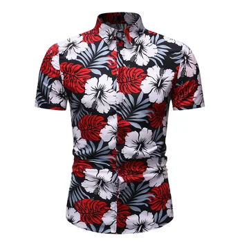 2022 Noi de Vara Hawaiian Barbati Tricou 3d cu imprimeu Floral Shirt pentru Barbati Casual Tendință de Moda de Îmbrăcăminte Tricou Barbati Flori Camisa