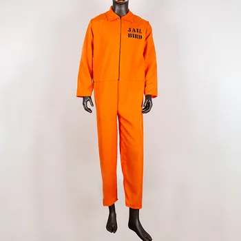2022 Nou Prizonier de sex Masculin Uniformă Halloween Bărbați Adulți Haine Portocalii Cosplay elemente de Recuzită