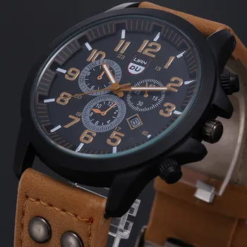 2022 Vintage Ceas Clasic pentru Bărbați Ceasuri din Oțel Inoxidabil rezistent la apa Data Curea de Piele Sport Cuarț Armata relogio masculino reloj