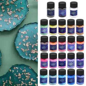 20ml Perlate Pulbere de Rășină Pigment de Umplere DIY UV, Rășini Epoxidice, Vopsea de Colorat Face Bijuterii Meserii Accesorii Nail Art Decor