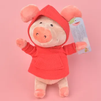 25cm Pânză Roșie Tremurat de Porc Umplute Jucărie de Pluș Drăguț Copil/ Copii Cadou, Papusa de Plus Transport Gratuit
