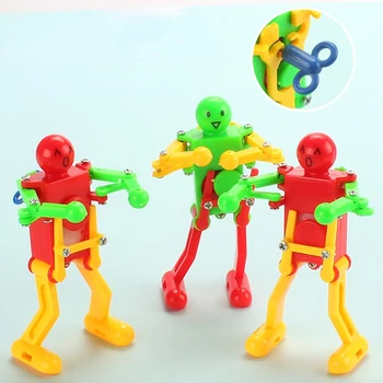 2pc Ceasul Dansez Robot de Jucărie pentru copii pentru Copii Fundul Răsucite Dans pe Lanțul de Dezvoltare Cadou de Puzzle Mare Jucarii