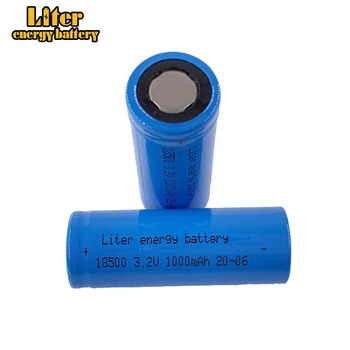 3.2 V LFR 18500 LiFePO4 baterie 1000mah baterie reîncărcabilă de celule Solare, Lumina Led-uri si difuzor