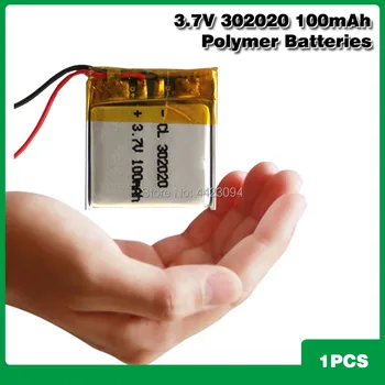 3.7 V 100mAh 20*20*3mm litiu-ion li-ion Polimer baterii 302020 Pentru Tahograf MP3 GPS cască Bluetooth Baterie Reîncărcabilă