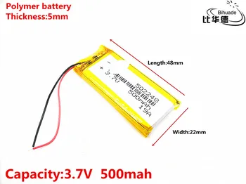 3.7 V 500mAh 502248 Litiu-Polimer Li-Po, li-ion Reîncărcabilă Baterie Lipo celule Pentru difuzor Bluetooth GPS PDA Tahograf