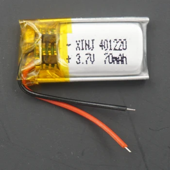 3.7 V 70mAh Polimer Li Litiu Acumulator Lipo 401220 Pentru a Înregistra Pen Difuzor Bluetooth Căști Mp3 GPS Recorder de Conducere