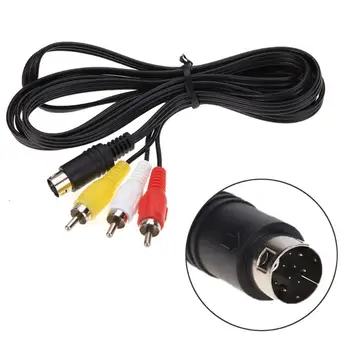 30 buc 9 Pini Joc Audio Video, Cablu AV Pentru Sega Genesis 2 3 a/V RCA Conexiune Cablu de Sârmă Pentru SEGA Genesis II/III