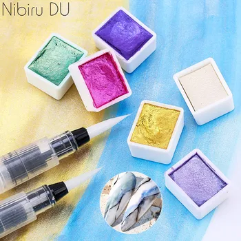 30 de Culori Sirena de Unghii Sclipici Praf 2ml Perle Acuarelă Solid Pigment Perlat Vopsea Crom Accesorii Pentru Nail Art Design
