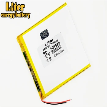 309998 30100100 3.7 V 4200mAH (polimer litiu-ion baterie) Li-ion baterie pentru tableta pc de 7 inch, 8 inch 9inch