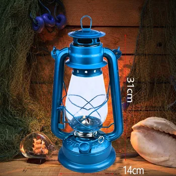 31cm Retro lampă cu ulei truc lampa cal lampa camping lampa de protecție a mediului familie nobilă de artizanat ornament decorativ lampa
