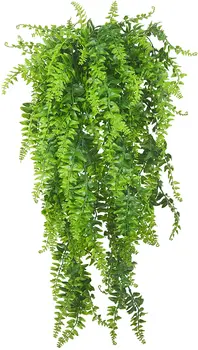 3pcs Artificiale Plante de Viță-de-vie Ferigi persan Rattan Fals Agățat FauxBoston Feriga Flori de Viță de vie în aer liber UV, din Plastic Rezistent la Plante